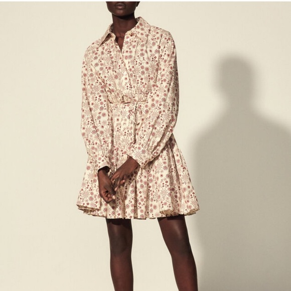 New with tags Sandro Claudine dress size 40 - Picture 2 of 3